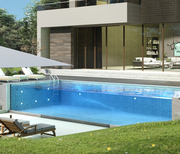 Glass Walled Pool