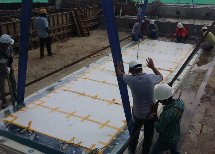 acrylic pool installed