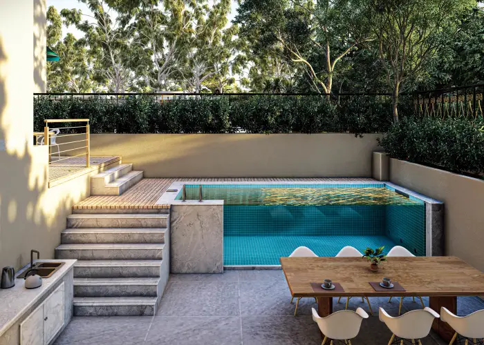 small backyard pool