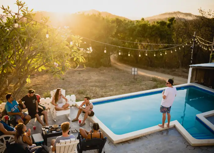 above-ground pool