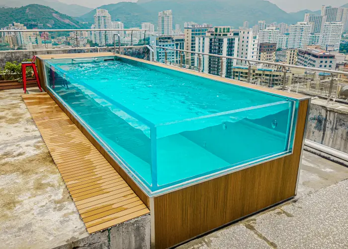 Vinyl liner pools