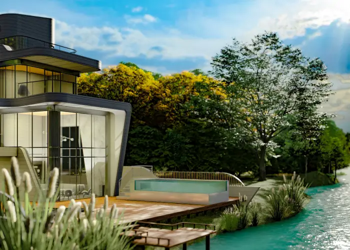 17 Useful Landscaping Ideas for Improving a Metal Pool Area