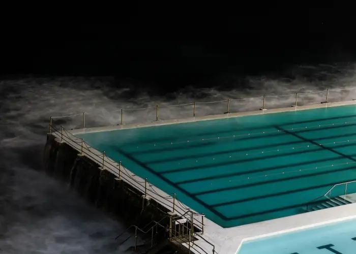 Metal Pools in Coastal Areas with Salty Air