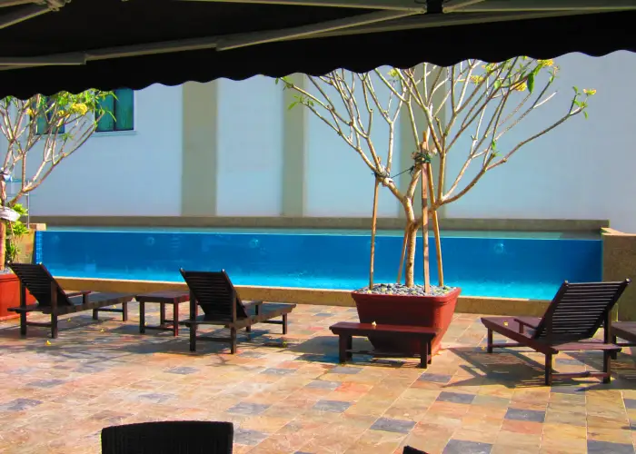 Professional pool installation