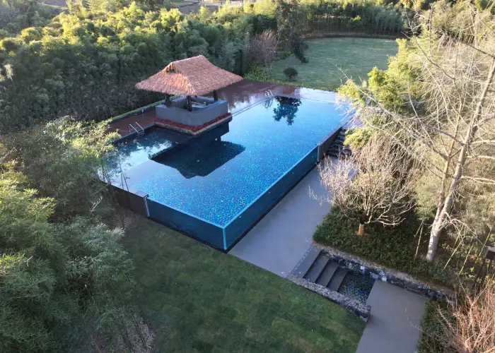 High-strength acrylic pools