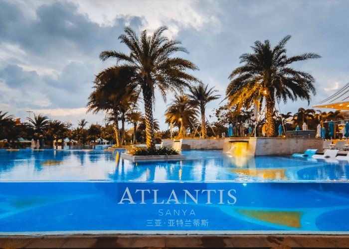 Acrylic Glass Swimming Pool-Atlantis Hotel Project